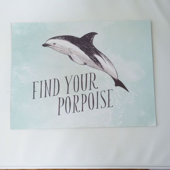 Set of Six Double-sided Frida Clements Sea Pun Prints - Picture 2 of 12